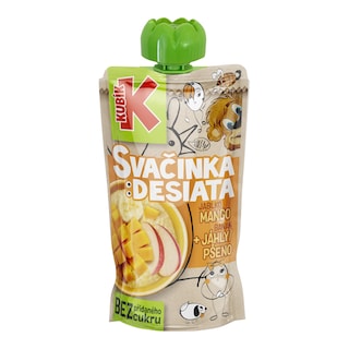 Kubík Dětská svačinka jablko, banán, jáhly
