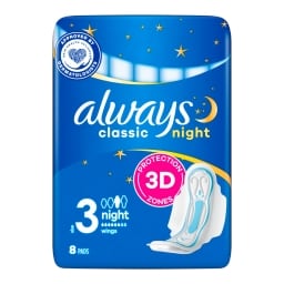 Always Classic Night vložky s křidélky