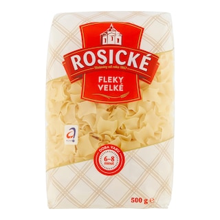 Rosické těstoviny Fleky velké Quadretti