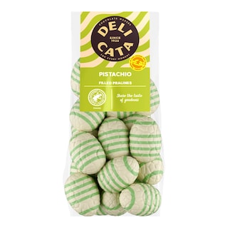 Delicata Čokoládová vajíčka bílá s pistácií