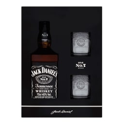 Jack Daniels Tennessee Whiskey 40% + 2 skleničky