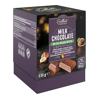 Albert Excellent Čokoláda mléčná s lískovými ořech