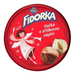 Opavia Fidorka hořká s oříškovou náplní