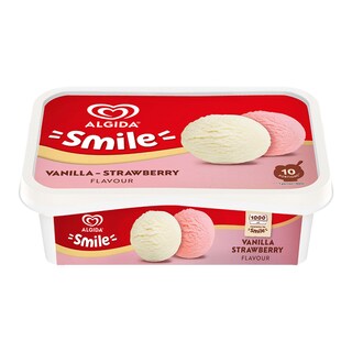 Algida Zmrzlina příchuť vanilka, jahoda