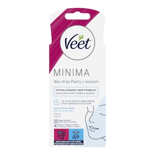 Veet Minima Voskové pásky na obličej
