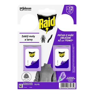 Raid proti šatním molům levandule