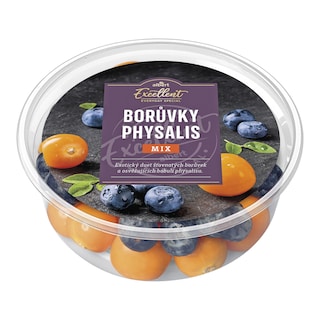 Albert Mix borůvka, physalis