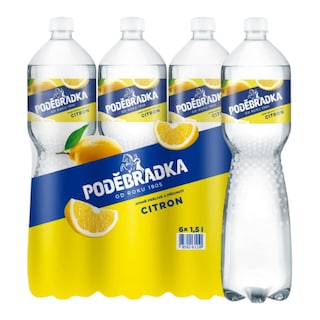 Poděbradka Jemně perlivá citrón