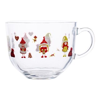 Hrnek s vánočním motivem elfíci