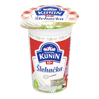 Mlékárna Kunín Šlehačka de luxe 40%