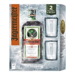 Jägermeister 35% + 2 skleničky