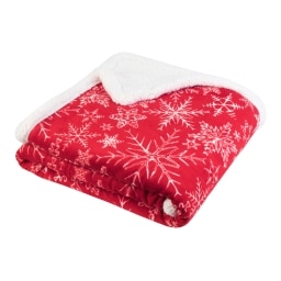 XMAS Deka beránek 130x170 snow red