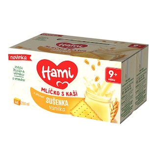 Hami Mlíčko s kaší s příchutí vanilka