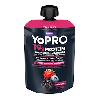 YoPRO Kapsička jogurt s tvarohem a lesním ovocem