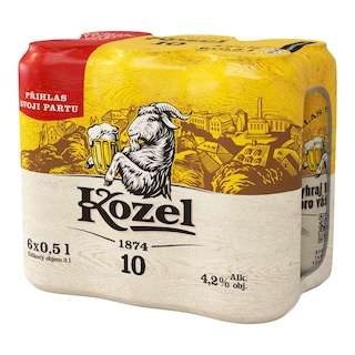 Velkopopovický Kozel 10 světlé výčepní multipack