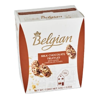 The Belgian Truffles  s kousky bílé čokolády