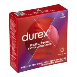 Durex Feel Thin Extra Lubricated kondomy