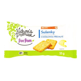 Nature's Promise Sušenky máslové bez lepku