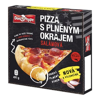 Don Peppe Pizza salámová S plněným okrajem