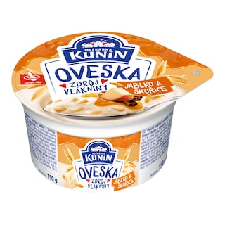 Mlékárna Kunín Oveska jablko, skořice