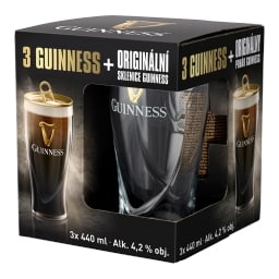 Guinness Draught Stout set se sklenicí