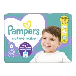 Pampers Active Baby pleny velikost 6