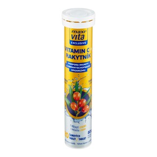 Maxi Vita Vitamin C + rakytník, citrón