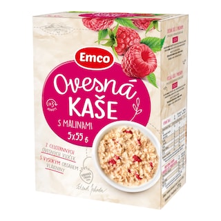 Emco Ovesná kaše s malinami