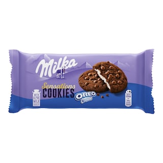 Milka Cookie Sensations Kakaové sušenky s náplní