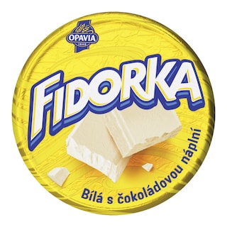 Opavia Fidorka v bílé čokoládě