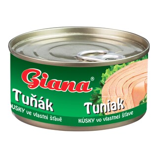 Giana Tuňák kousky ve vlastní šťávě