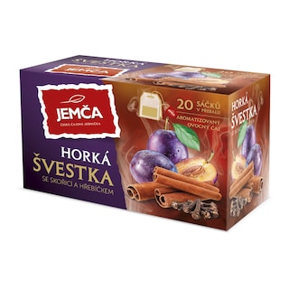 Jemča Horká švestka se skořicí a hřebíčkem