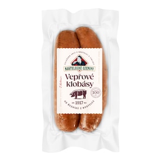 Kostelecké uzeniny Vepřová klobása
