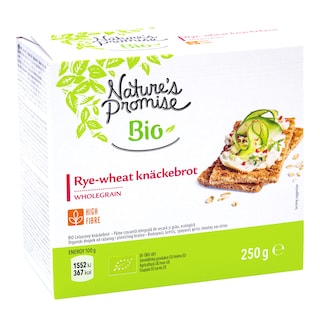 Nature´s Promise Bio celozrnný knäckebrot