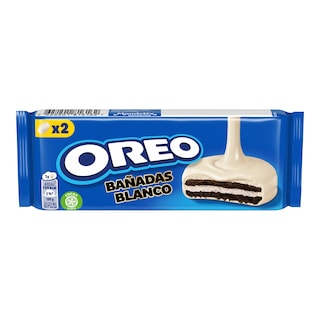 Oreo sušenky s bílou polevou
