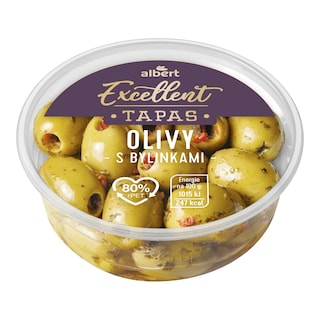 Albert Excellent Tapas Olivy s bylinkami