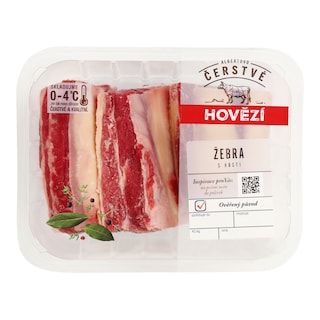 Hovězí žebra s kostí