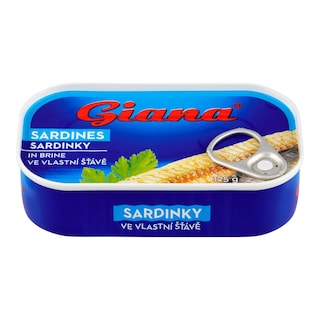 Giana Sardinky ve vlastní šťávě