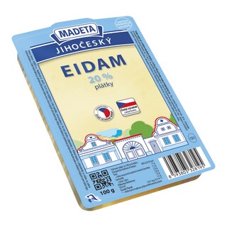 Madeta Eidam 20% plátky