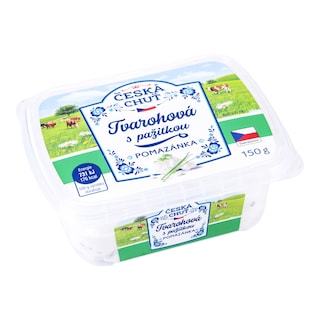 Česká chuť Pomazánka tvarohová s pažitkou