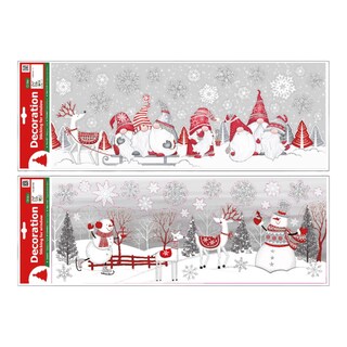 Folie s trpaslíky, šedo-červená