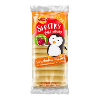 Sedita Seditky piškotky dlouhé s příchutí malin