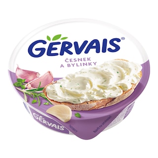Gervais Sýr tvarohový čerstvý česnek a bylinky