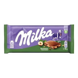 Milka Mléčná čokoláda s drcenými ořechy