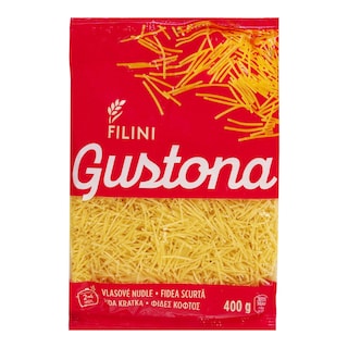 Gustona Vlasové nudle bezvaječné těstoviny