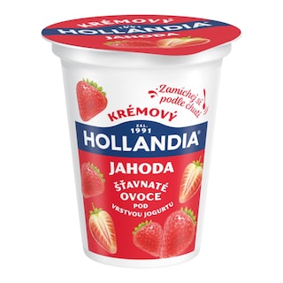 Hollandia Jogurt krémový jahoda