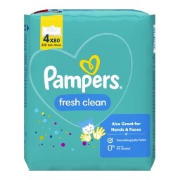 Pampers Fresh Clean Baby Dětské čisticí ubrousky