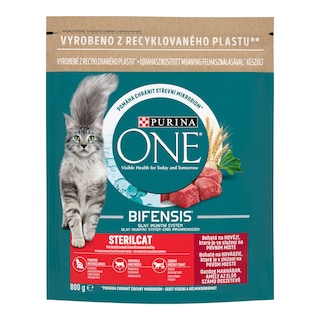 Purina One Sterilcat Bohaté na hovězí