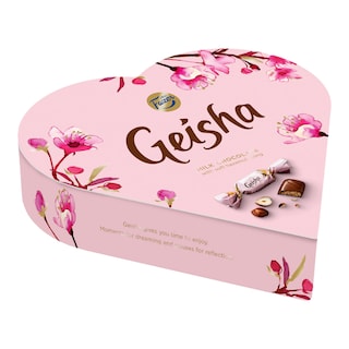 Geisha Čokoládové pralinky ve tvaru srdce