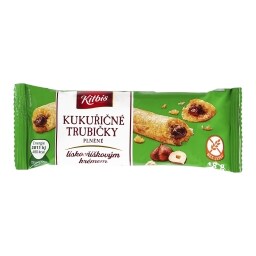 Kitbis kukuřičné trubičky s lískooříškovým krémem